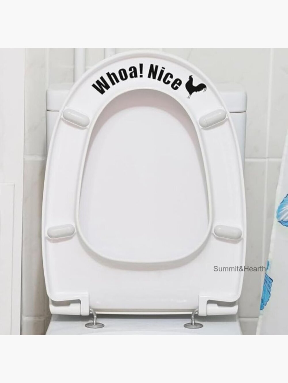 Removable Waterproof Bathroom Wall Decal Self-Adhesive Toilet Sticker